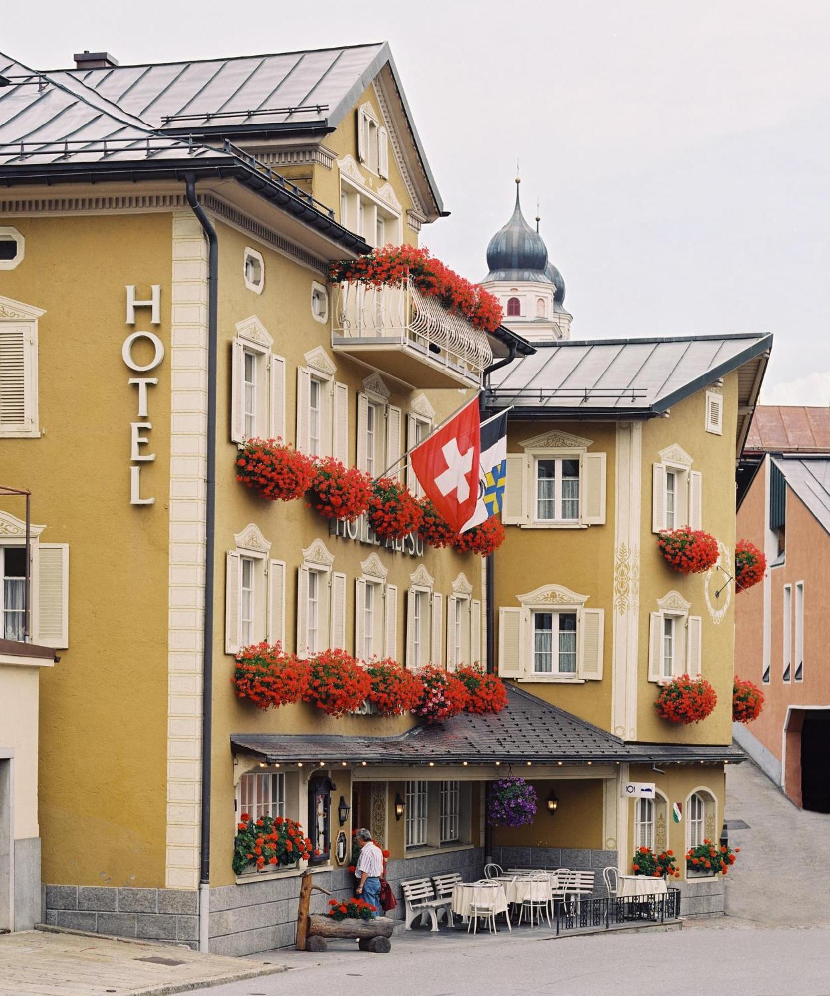 Hotel Alpsu Disentis Exteriör bild