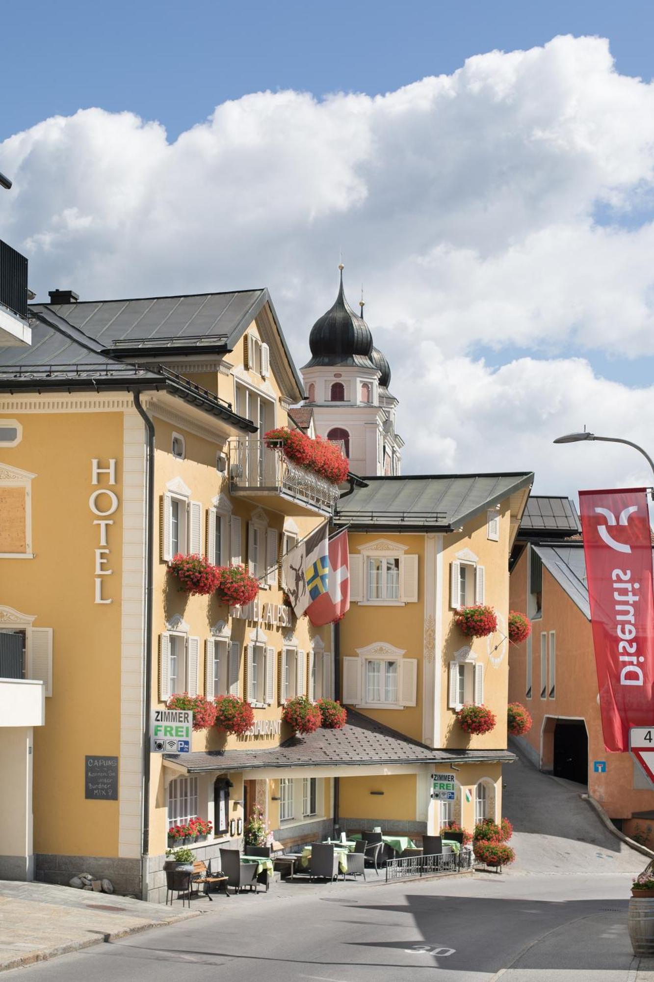 Hotel Alpsu Disentis Exteriör bild